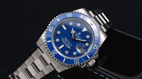 white gold rolex submariner f|Rolex 8385 18k white gold.